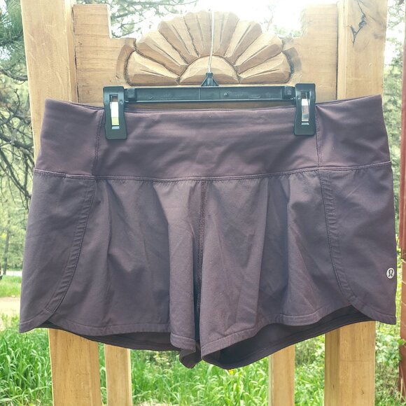 LULULEMON 'Run Times' Lined Shorts II Pelt Size 8 - Picture 7 of 8